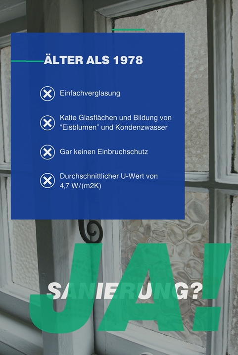 Bild ist das Fenster älter als 1978